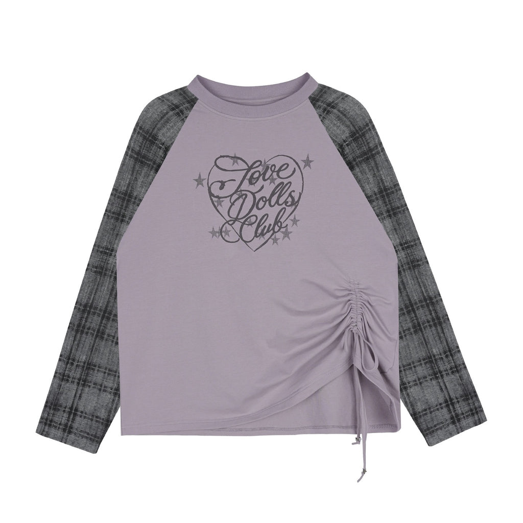 SagiDolls_Textured_Raglan_Sleeve_Print_Drawstring_Loose_Fit_Women's_Cotton_Long_Sleeve_T-shirts_1069464841465_MISSTT