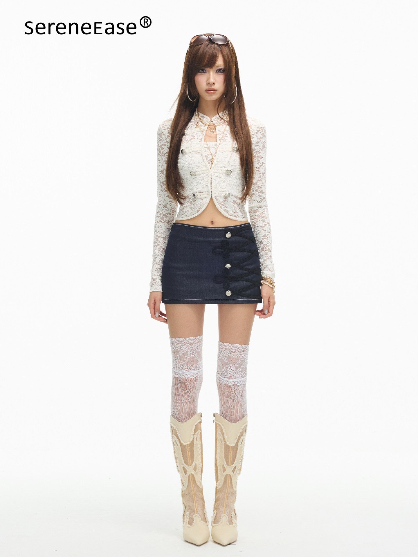 SereneEase_Court_Style_Lace_Up_Vintage_Button_High_Waist_Women's_Denim_Bodycon_Skirts_1071042205117_MISSTT