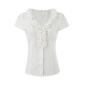 SereneEase_French_Lace_Ruffle_V-neck_Cinched_Waist_Women's_Cotton_Short_Sleeve_T-shirts_918645286402_MISSTT
