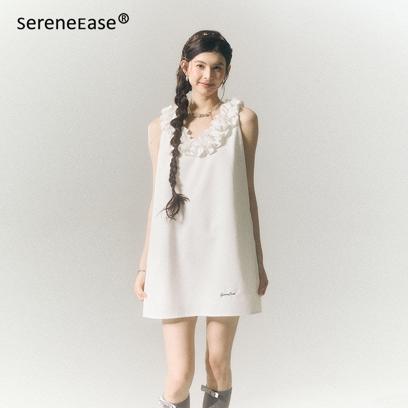 SereneEase_Rose_Knot_Sleeveless_V-neck_A_Line_Women's_Polyester_Viscose_Slip_Mini_Dresses_894413425877_MISSTT