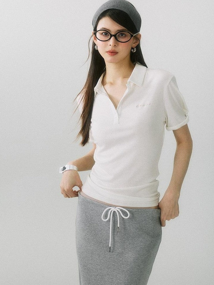 SereneEase Solid Henley Collar Moisture Wicking Women's Lyocell Wool Short Sleeve T-shirts