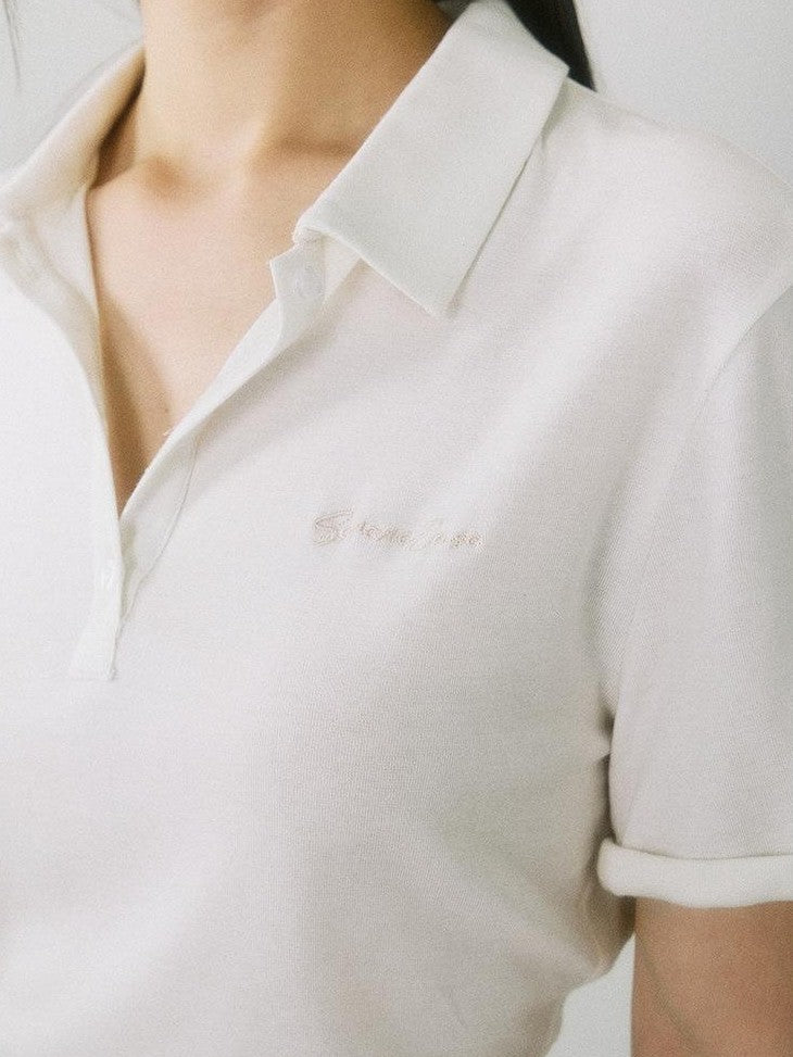 SereneEase Solid Henley Collar Moisture Wicking Women's Lyocell Wool Short Sleeve T-shirts