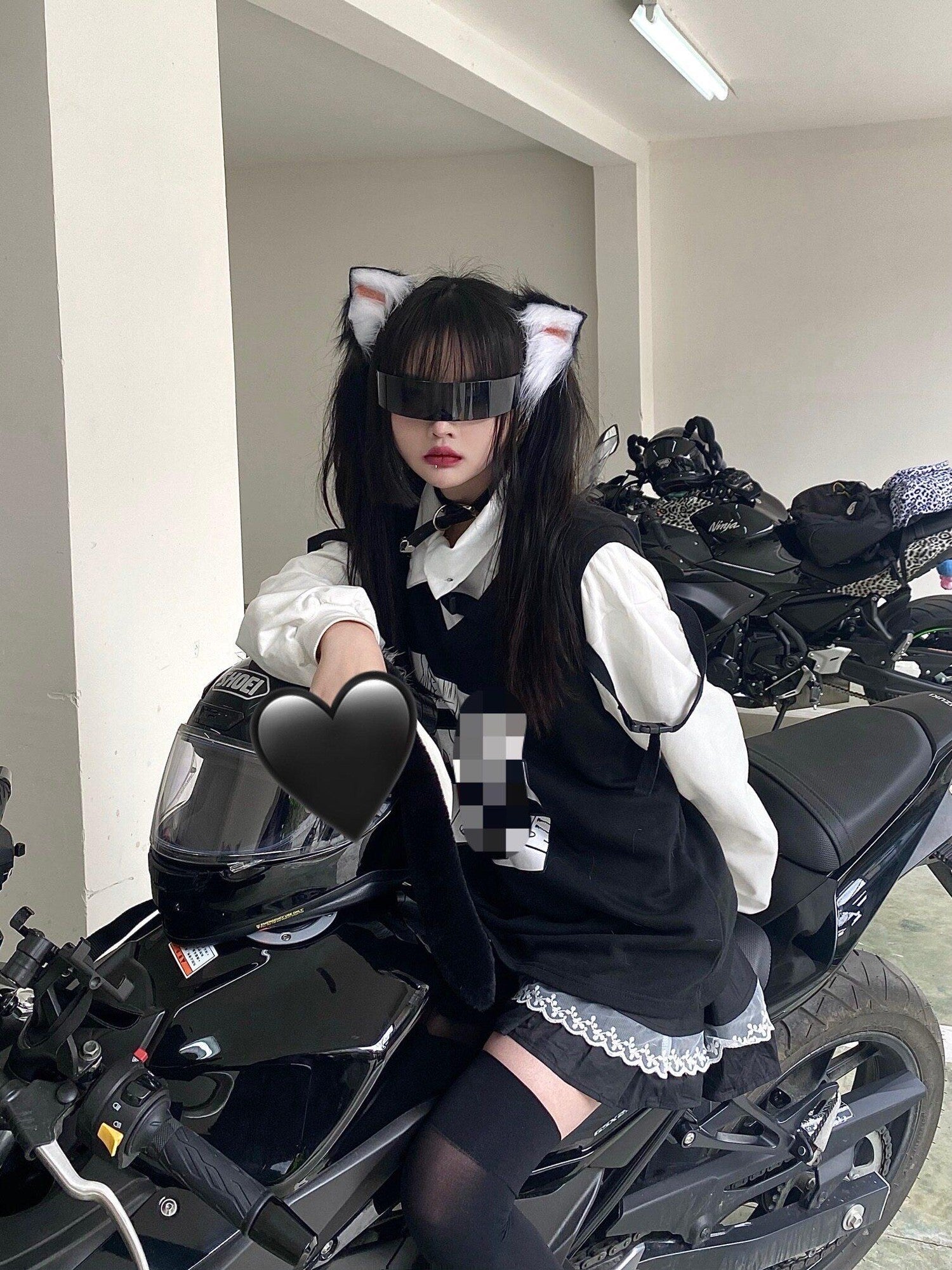 Sub Era Anime Cartoon Printed Loose Pullover Women's Polyester Vests