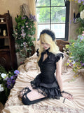 Sub_Era_Black_Gothic_Cinched_Waist_Layered_Women's_Polyester_Short_Sleeve_T-shirts_1047272999173_MISSTT