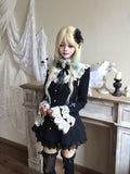 Sub_Era_Dark_Lace_Flare_Sleeve_Bow_A_Line_Women's_Polyester_Babydoll_Mini_Dresses_1074782812034_MISSTT