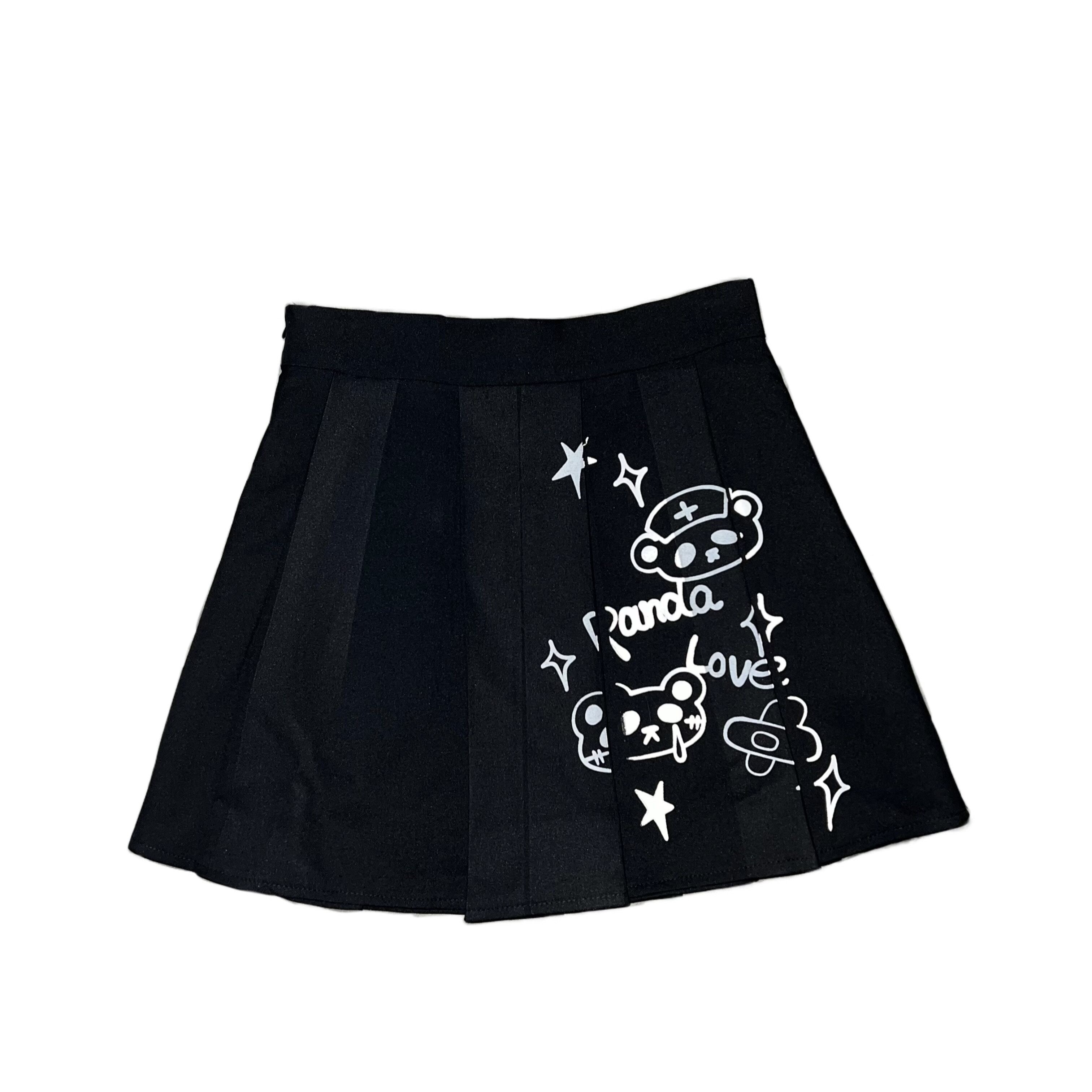 Sub_Era_Panda_Nurse_Anime_Print_Pleated_Aline_High_Waist_Women's_Polyester_Mini_Skirts_789926973706_MISSTT