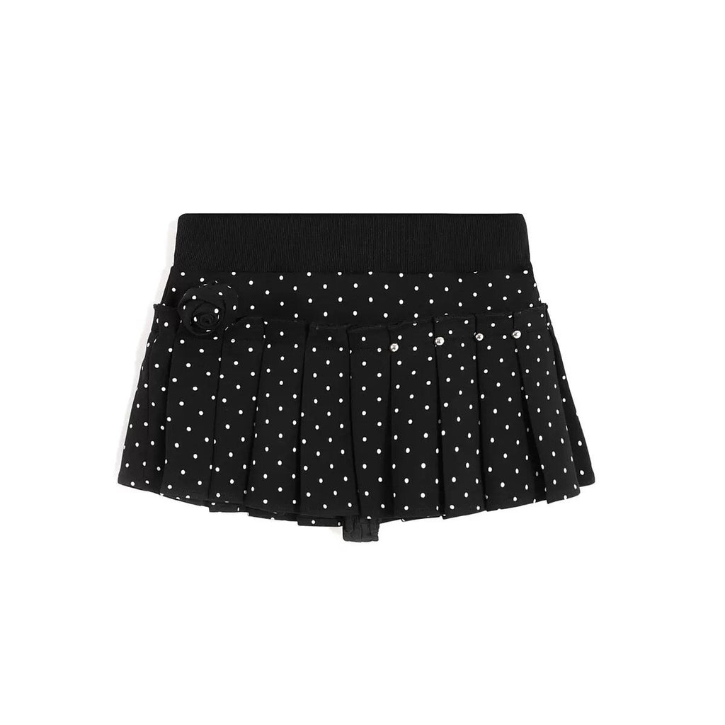 Sub_Era_Polka_Dot_Lace_Trim_Slim_Waist_Women's_Polyester_Short_Sleeve_T-shirts_1046994044538_MISSTT