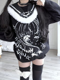 Sub_Era_Soft_Girl_Otaku_Navy_Fur_Collar_Cartoon_Print_Women's_Polyester_Sweaters_995216546652_MISSTT