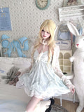 Sub_Era_Water_Blue_French_Lace_Long_Sleeve_Cinched_Waist_Women's_Slip_Mini_Dresses_1046142605074_MISSTT