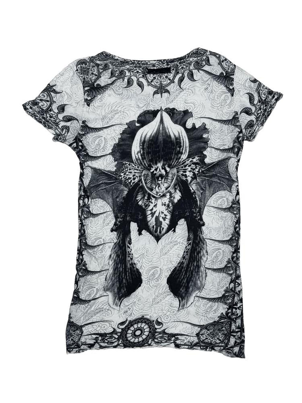 THE DAWN 3d Paisley Print Visual Kei Women's Short Sleeve T-shirts