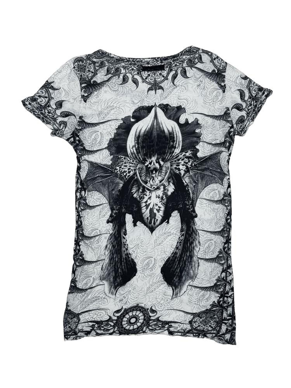 THE DAWN 3d Paisley Print Visual Kei Women's Short Sleeve T-shirts