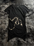 THE_DAWN_3d_Snake_Print_Asymmetric_V-neck_Slim_Fit_Gothic_Women's_Short_Sleeve_T-shirts_1031674794102_MISSTT