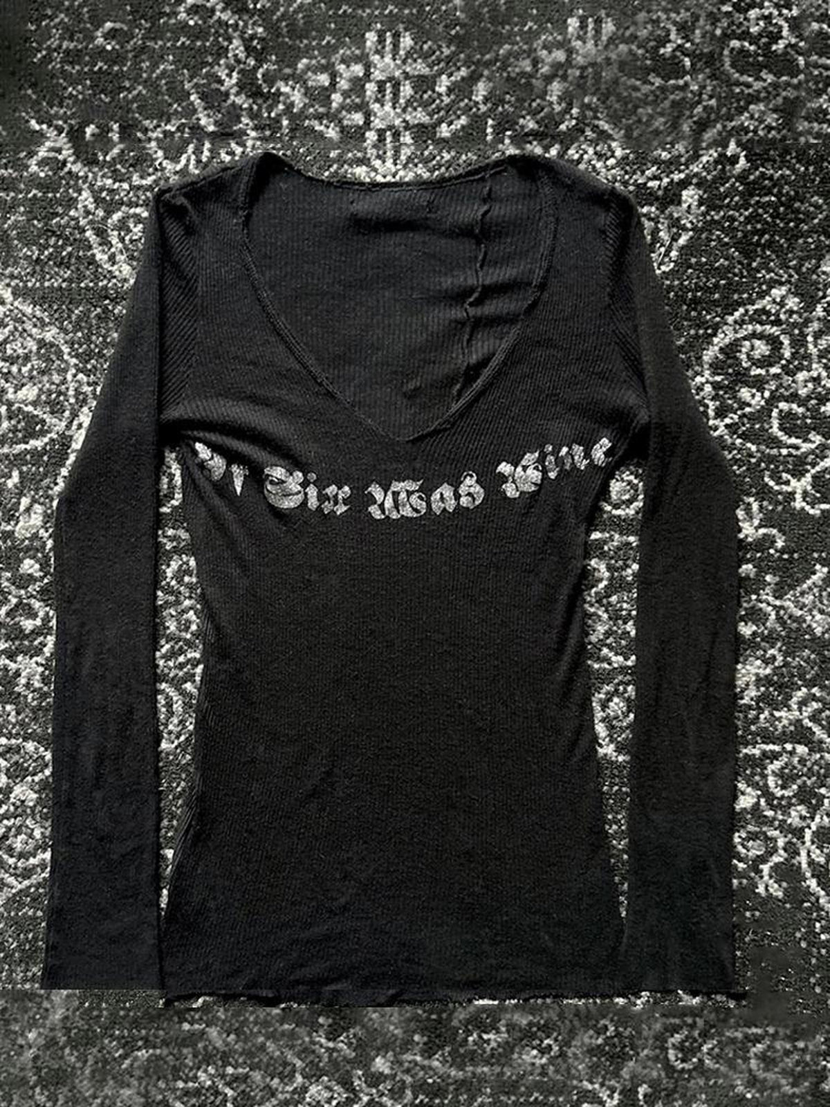 THE DAWN Avant Garde Scorpion Print Gothic Women's Slim Fit Long Sleeve T-shirts