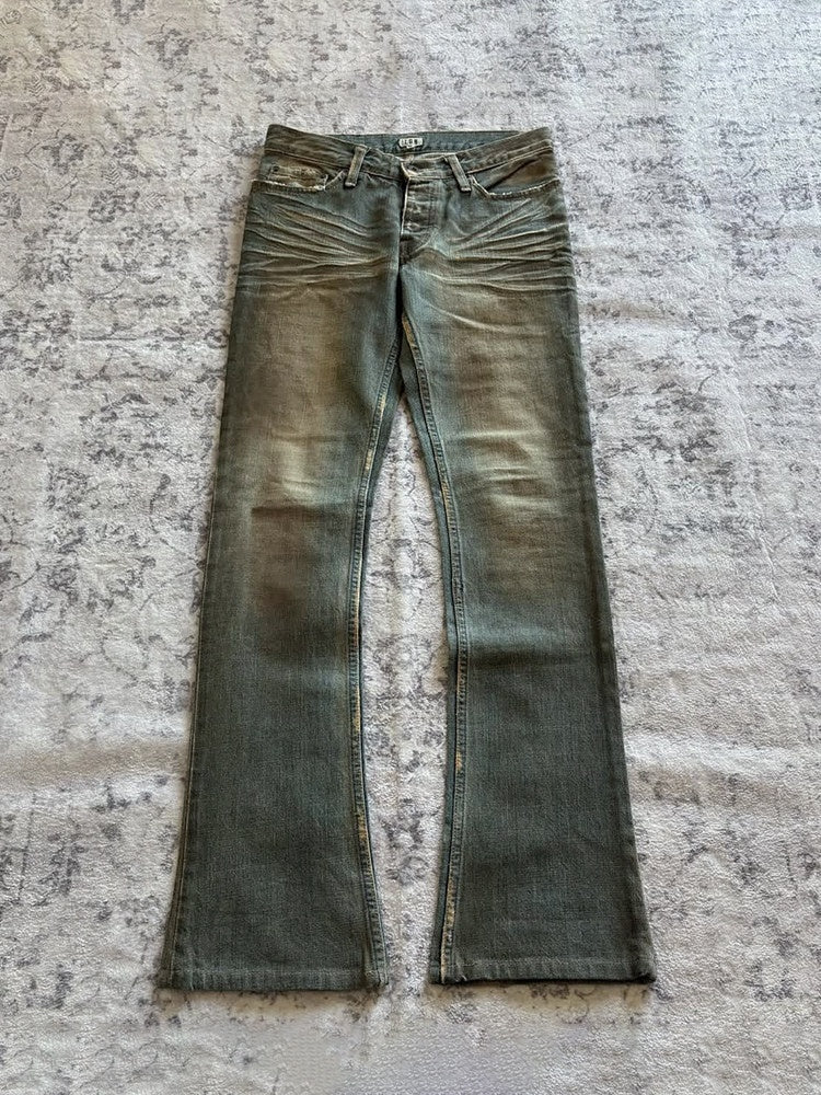 THE_DAWN_Breathable_Mid_Rise_Distressed_Visual_Slim_Flare_Youth_Blue_Straight_Jeans_MISSTT