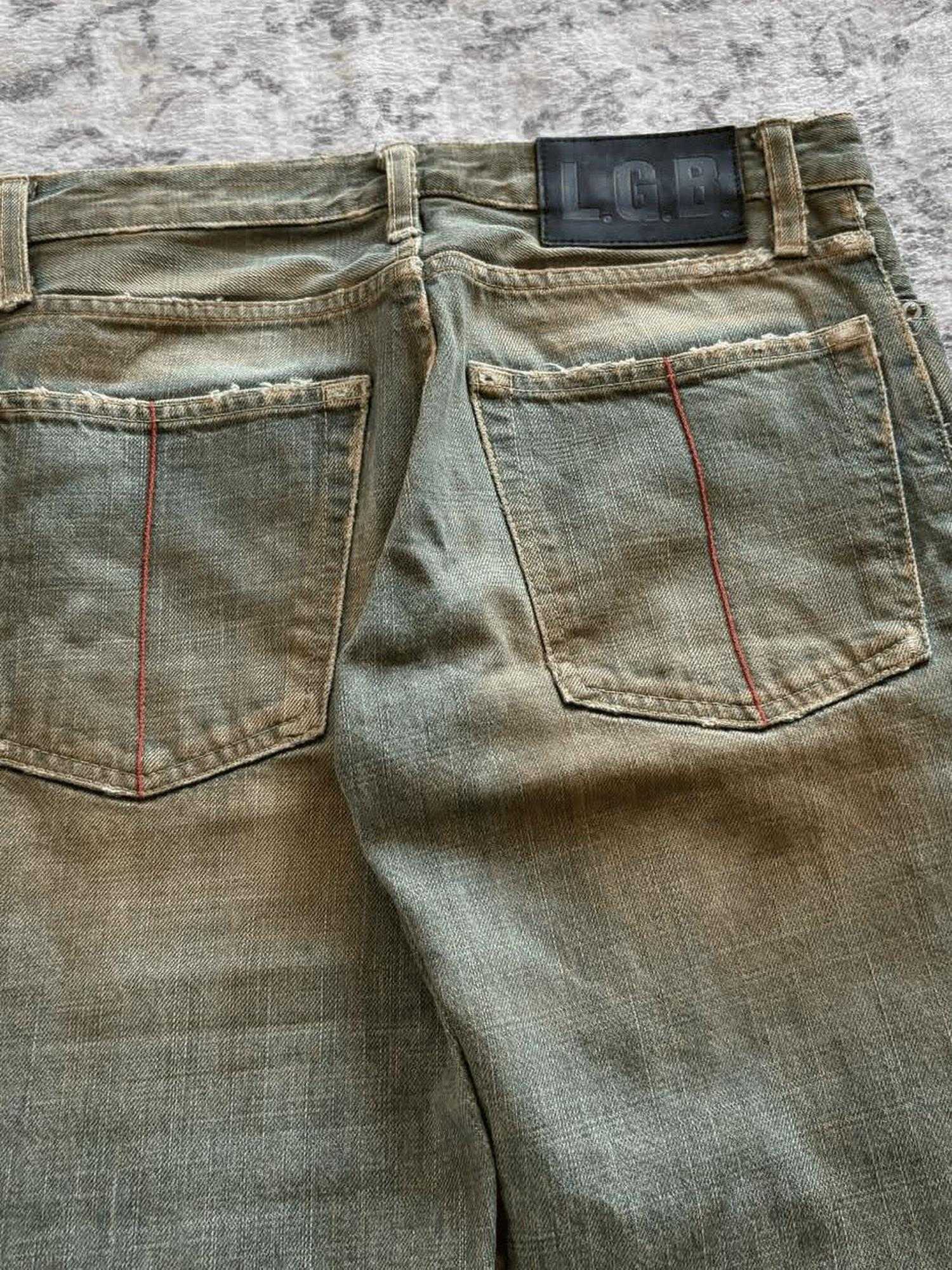THE DAWN Breathable Mid Rise Distressed Visual Slim Flare Youth Blue Straight Jeans