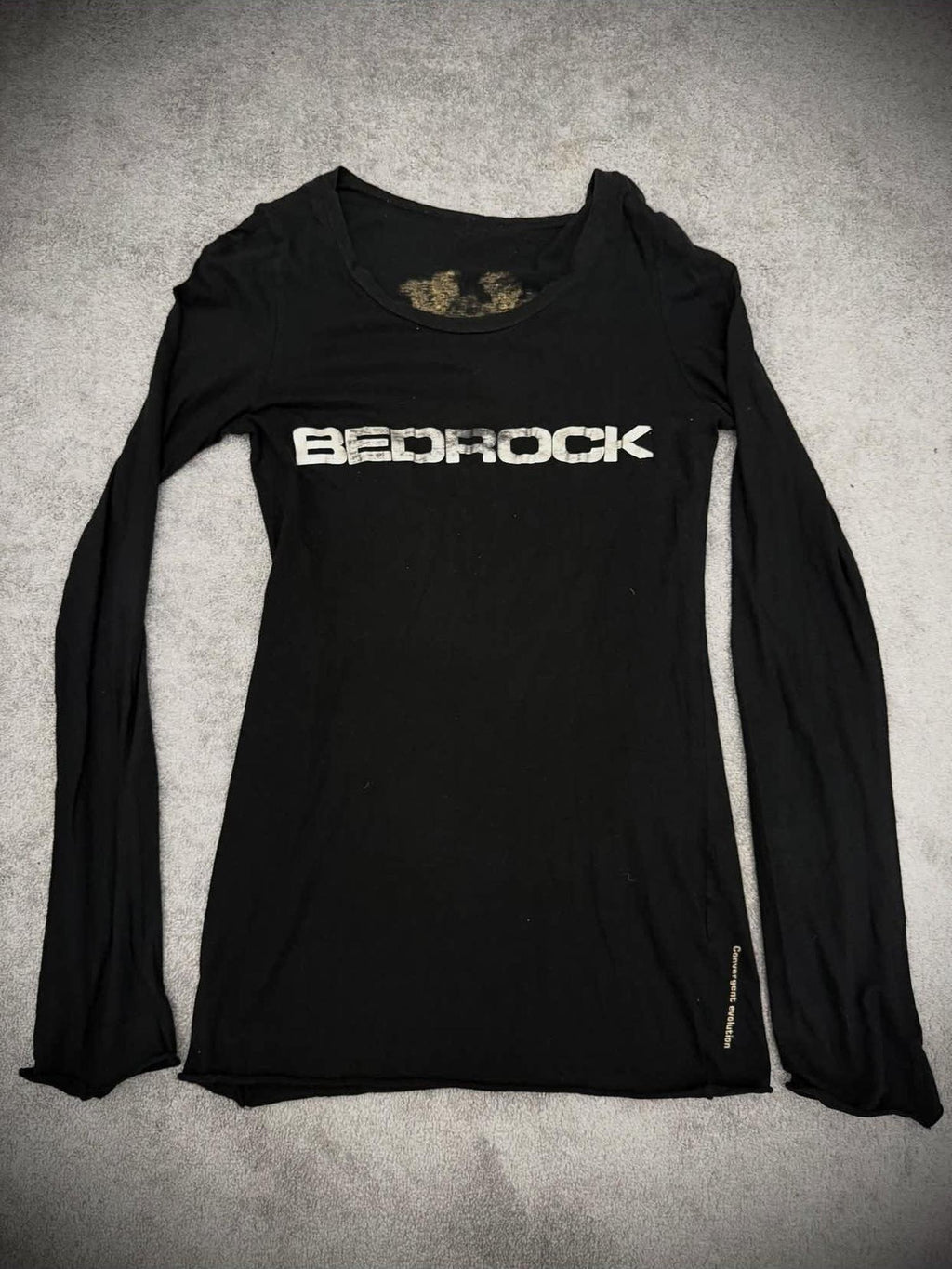 THE DAWN Breathable Printed Slim Fit Unisex Crew Neck Black Long Sleeve T-Shirts