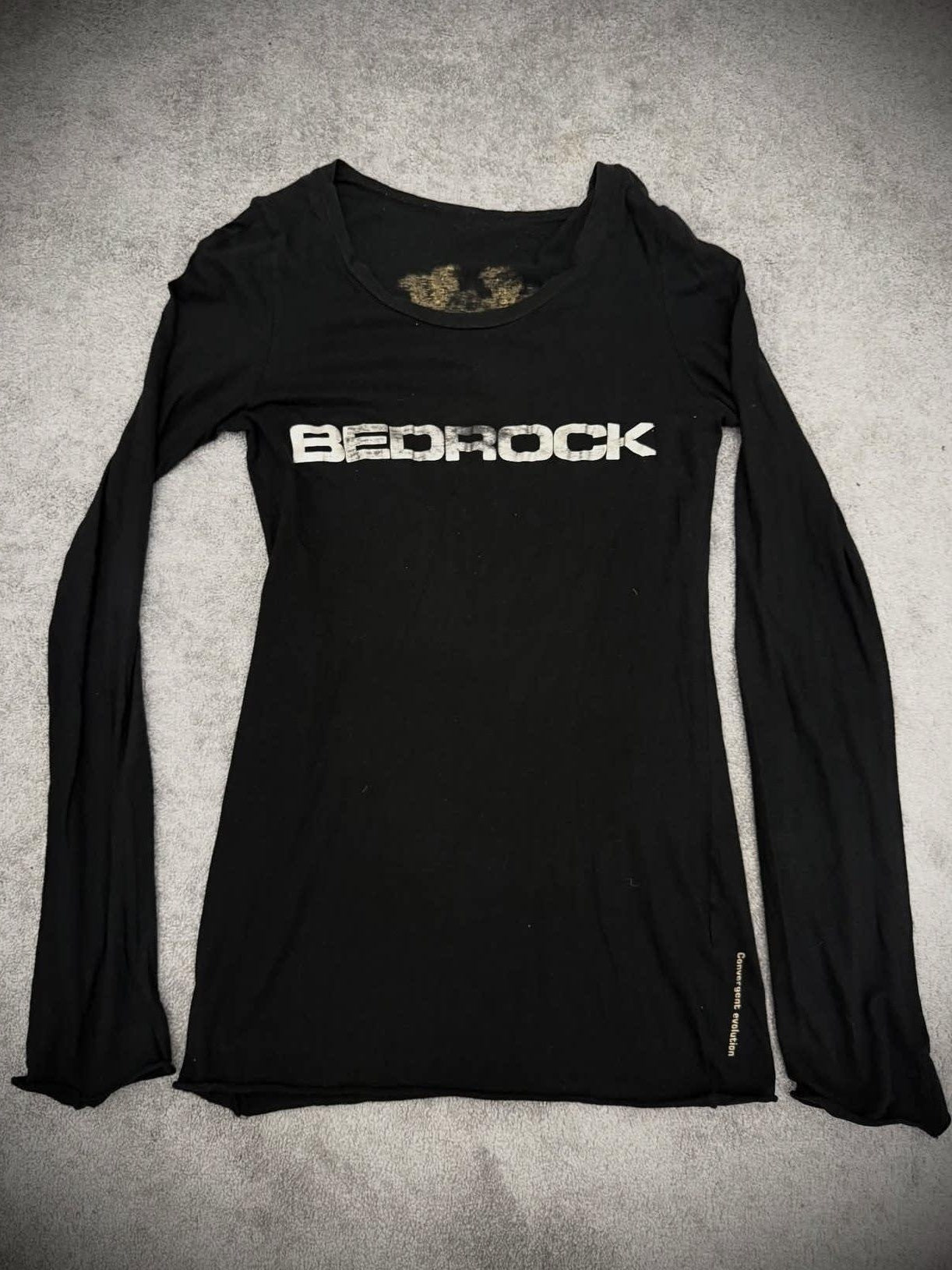 THE DAWN Breathable Printed Slim Fit Unisex Crew Neck Black Long Sleeve T-Shirts