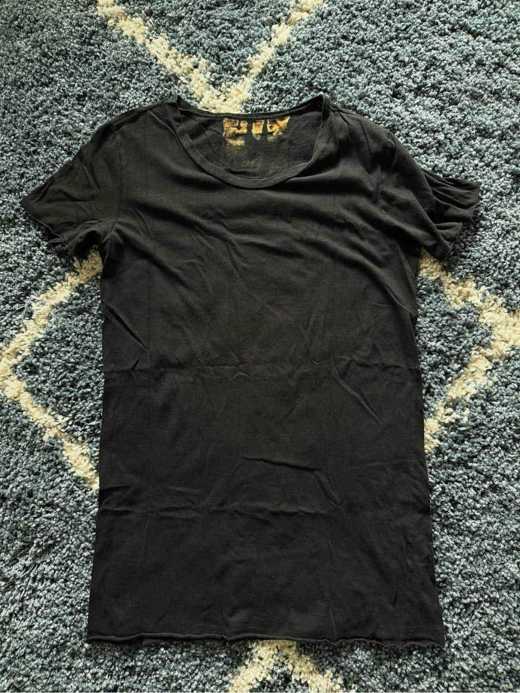 THE DAWN Breathable Slim Fit Minimal Snake Spine Print Unisex Black Short Sleeve T-Shirts
