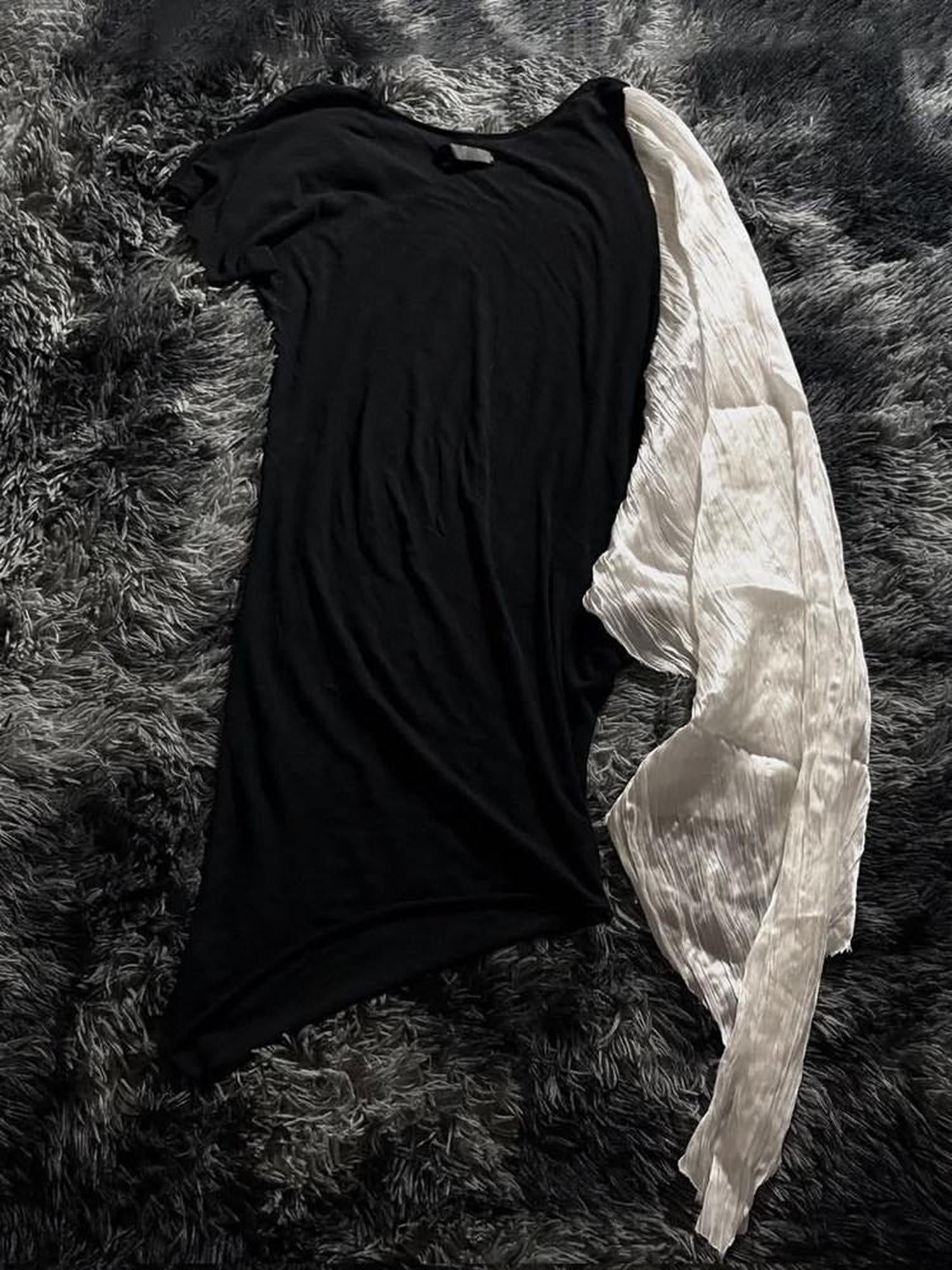THE DAWN Breathable Slim Fit Patchwork Rock Unisex Black Short Sleeve T-Shirts