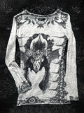 THE_DAWN_Breathable_Slim_Fit_Vintage_Floral_Print_Unisex_Crew_Neck_Long_Sleeve_T-Shirts_MISSTT