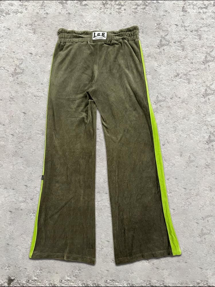 THE DAWN Color Block Spliced Flared Women's Sweatpants