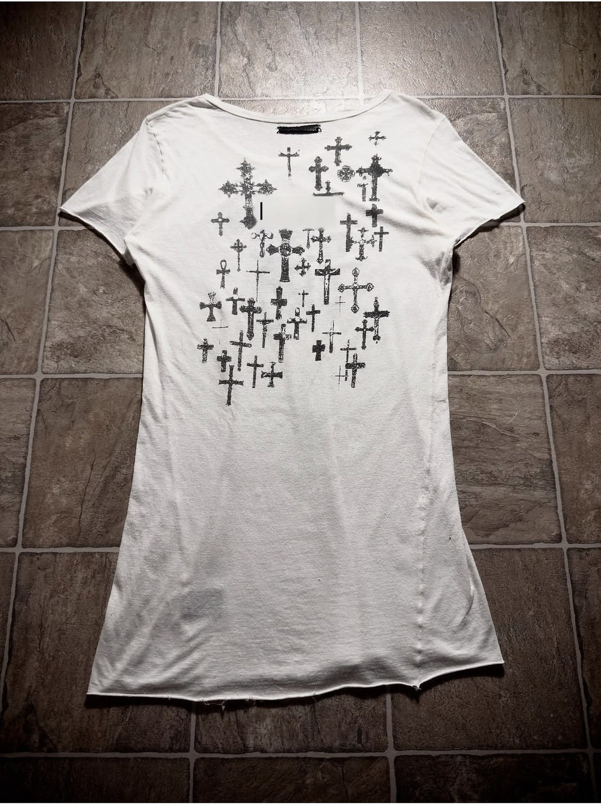 THE_DAWN_Cross_Print_Retro_Cross_Design_Women's_Short_Sleeve_T-shirts_1030025994724_MISSTT