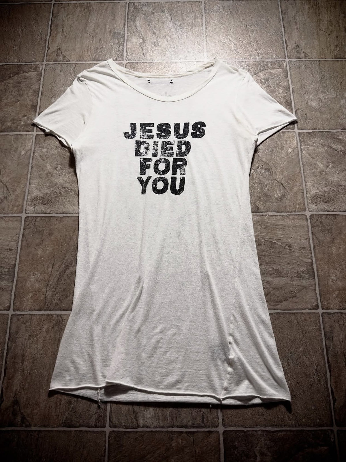 THE DAWN Cross Print Retro Cross Design Women's Short Sleeve T-shirts