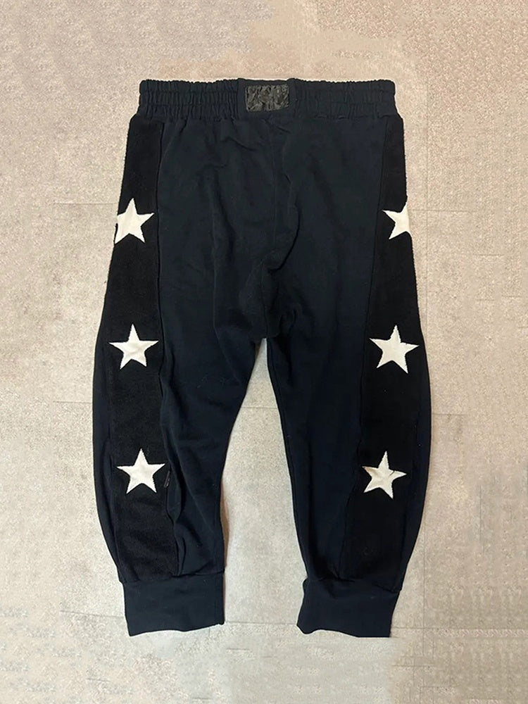 THE_DAWN_Five_Pointed_Star_Panelled_Drawstring_Women's_Sweat_Shorts_1068769156670_MISSTT