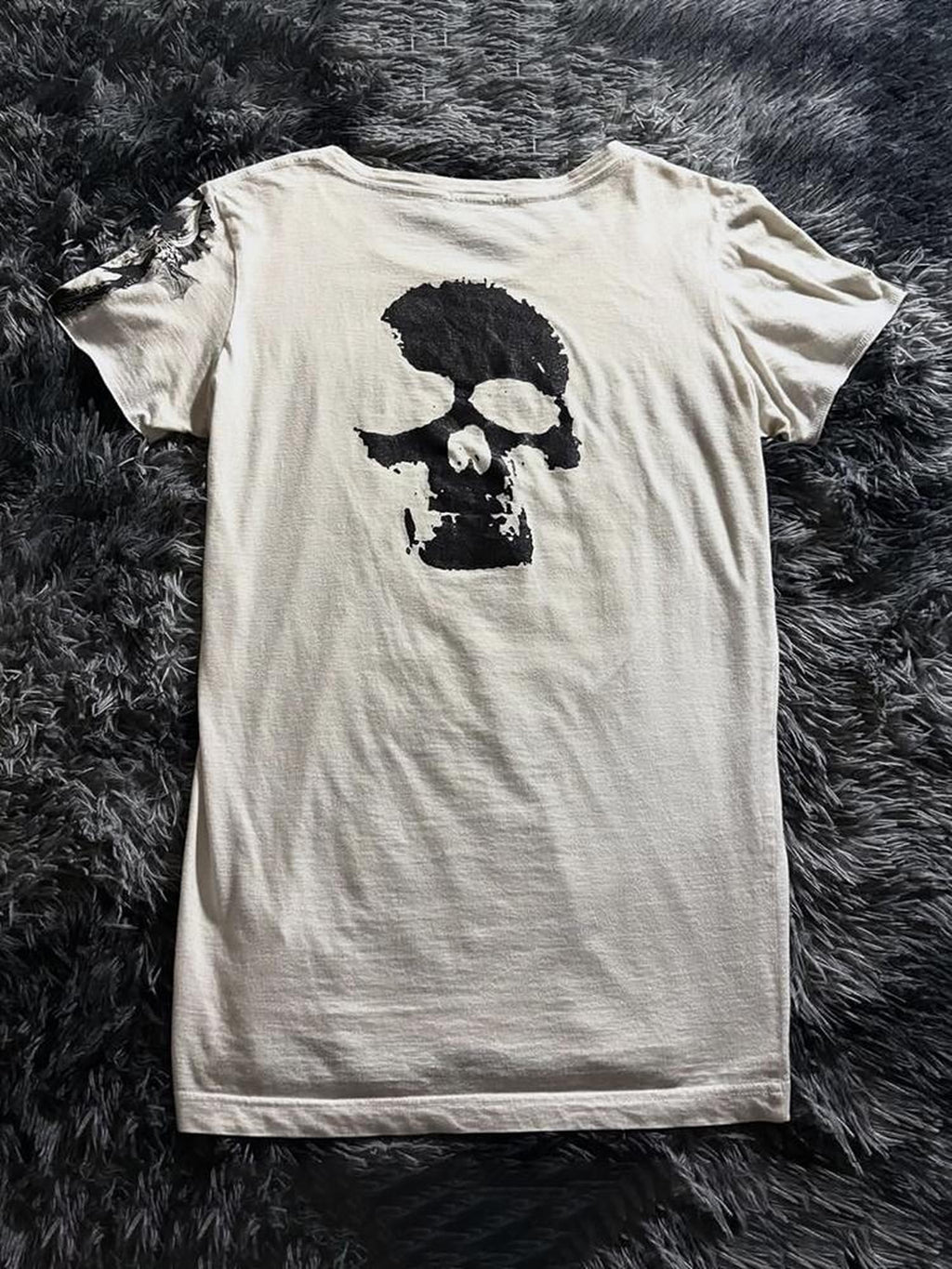 THE DAWN Punk Skull Print Slim Fit Women's Short Sleeve T-shirts