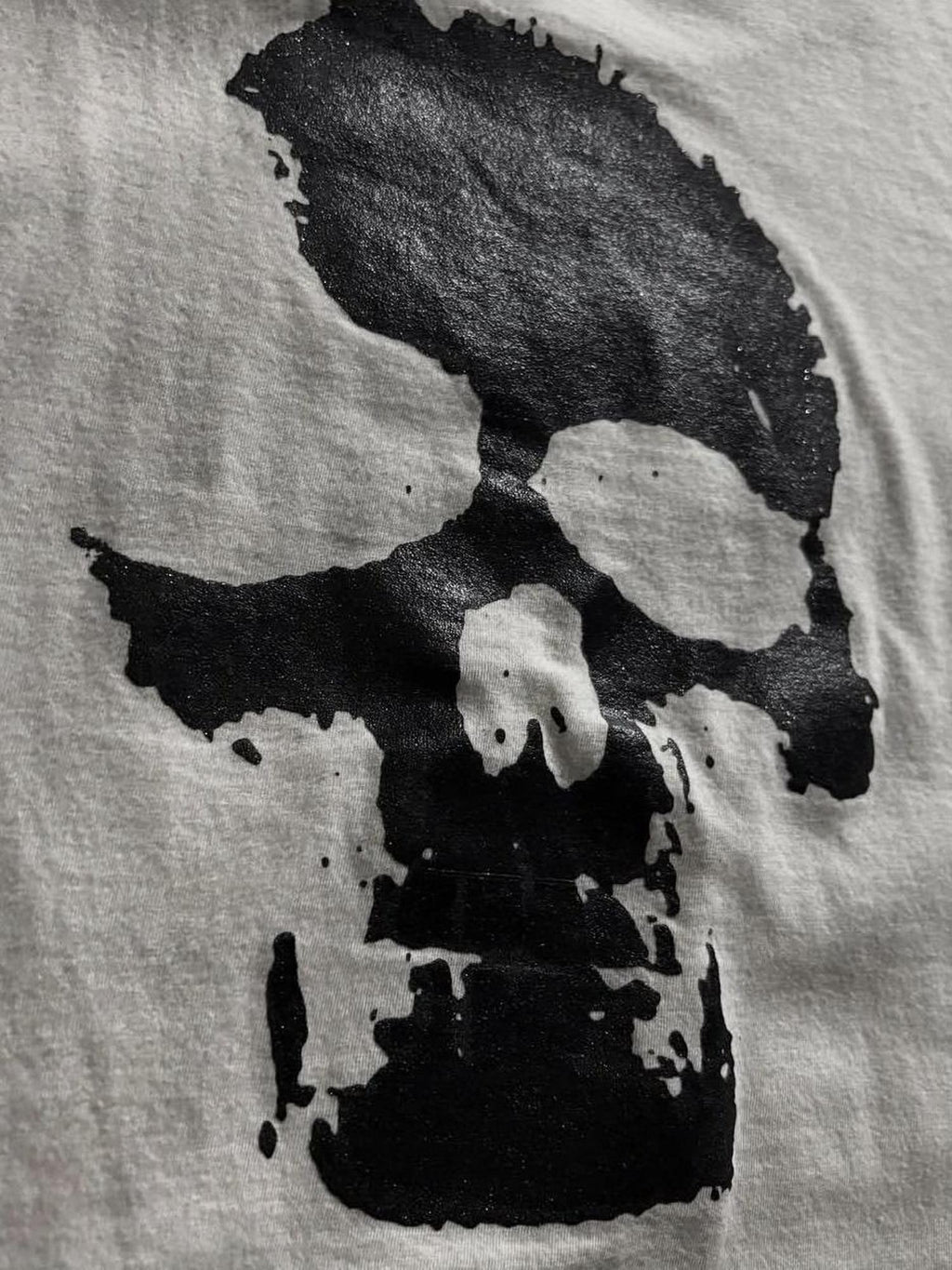 THE DAWN Punk Skull Print Slim Fit Women's Short Sleeve T-shirts