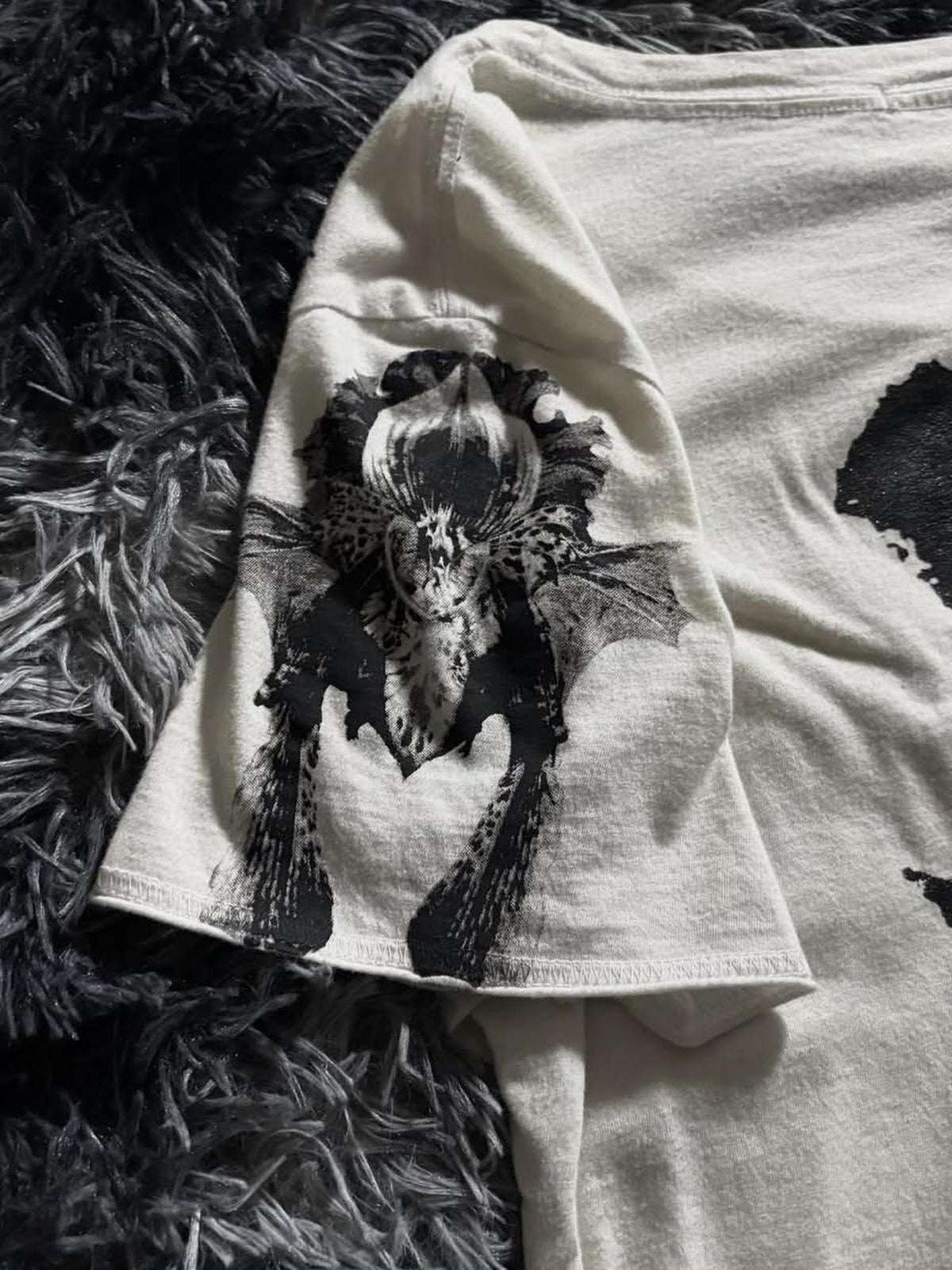 THE DAWN Punk Skull Print Slim Fit Women's Short Sleeve T-shirts