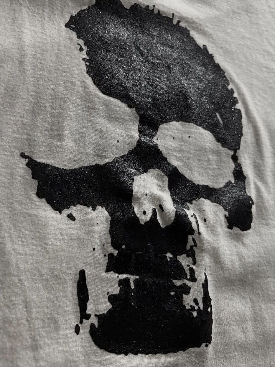 THE DAWN Punk Skull Print Slim Fit Women's Short Sleeve T-shirts