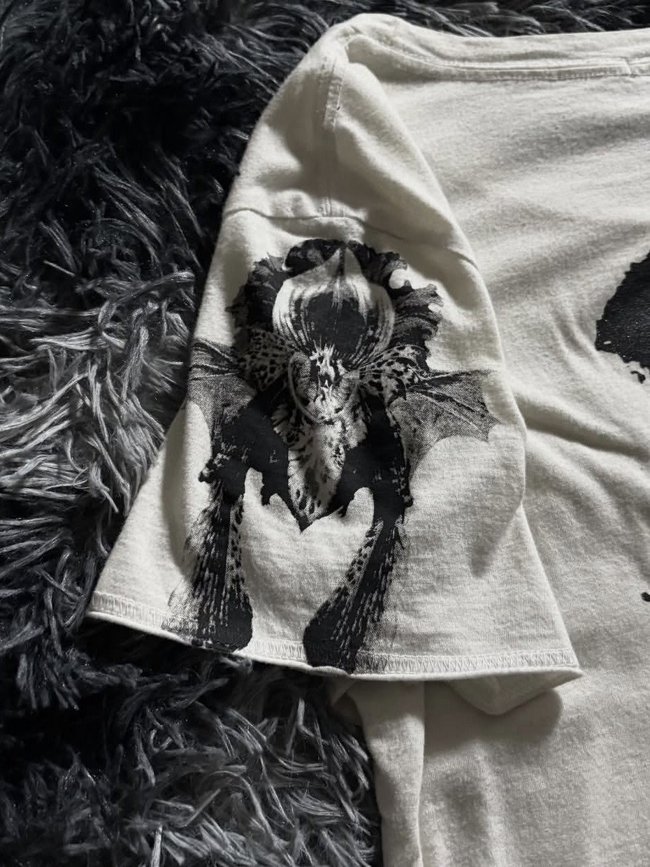 THE DAWN Punk Skull Print Slim Fit Women's Short Sleeve T-shirts