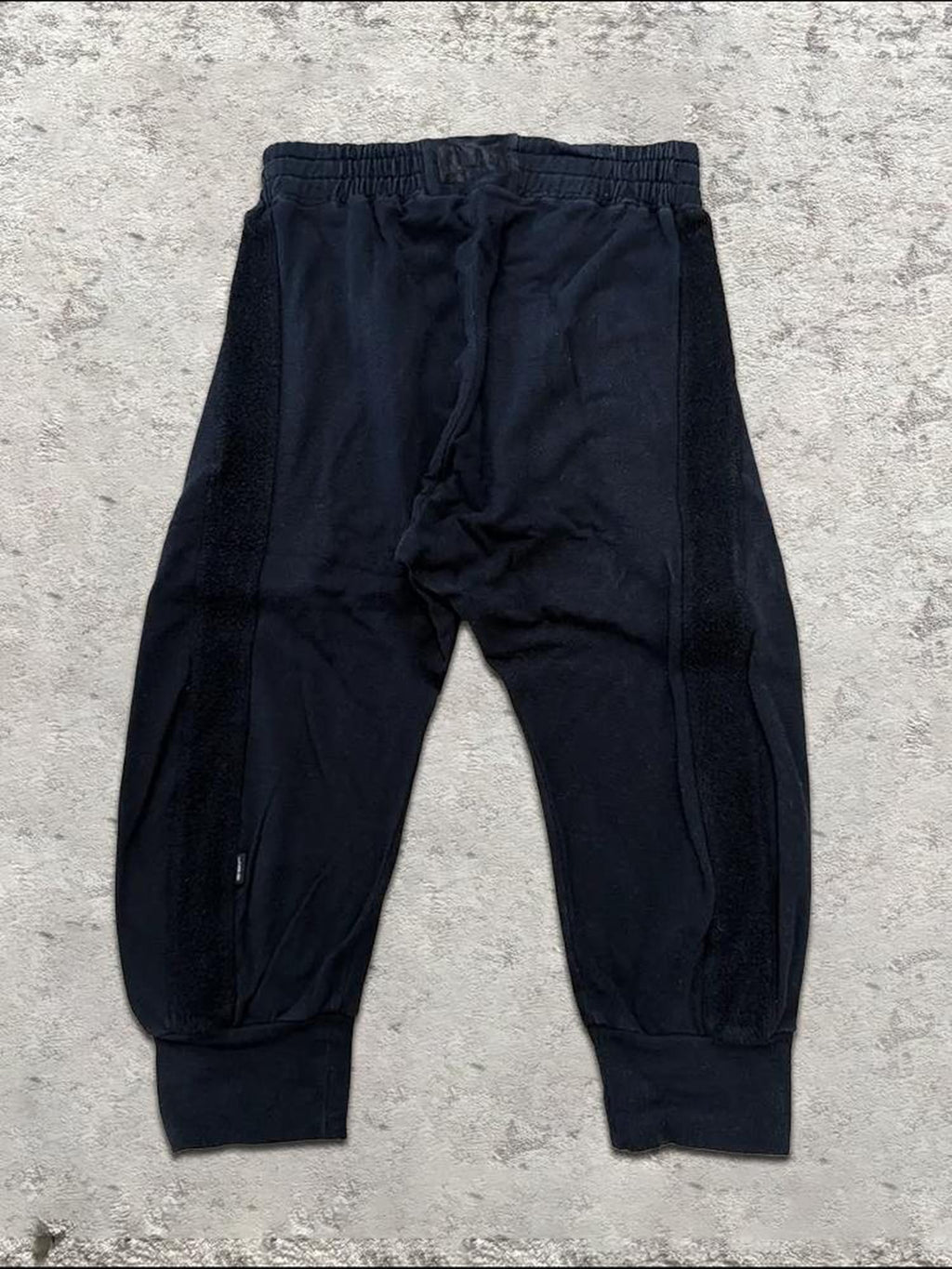 THE DAWN Suede Knit Panel Zip Cuff Slim Fit Women's Sweatpants