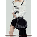 TOOOLAZY_Black_Patchwork_Plaid_Asymmetrical_Women's_Rayon_Tiered_Skirts_1020212079156_MISSTT