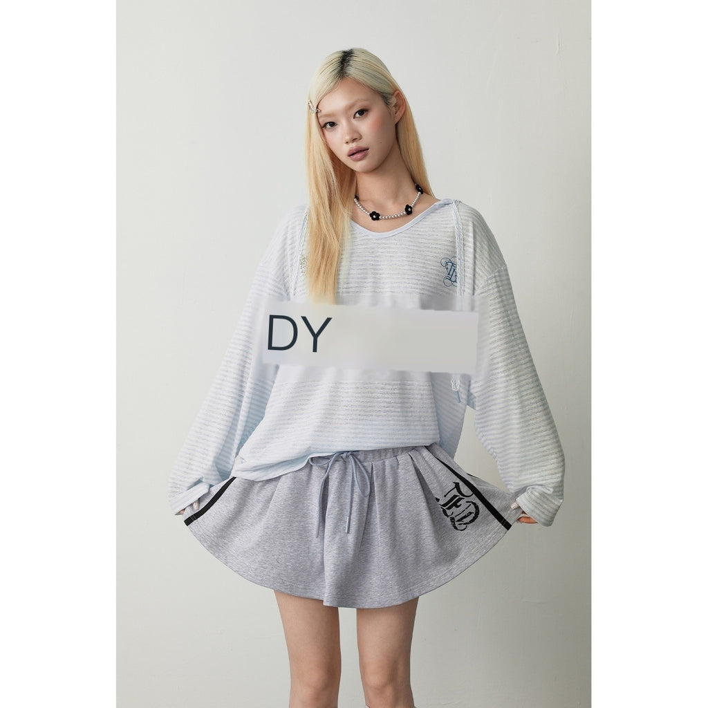 TOOOLAZY_Blue_Sheer_Logo_Loose_Women's_Mesh_Polyester_Long_Sleeve_T-shirts_1041531681652_MISSTT