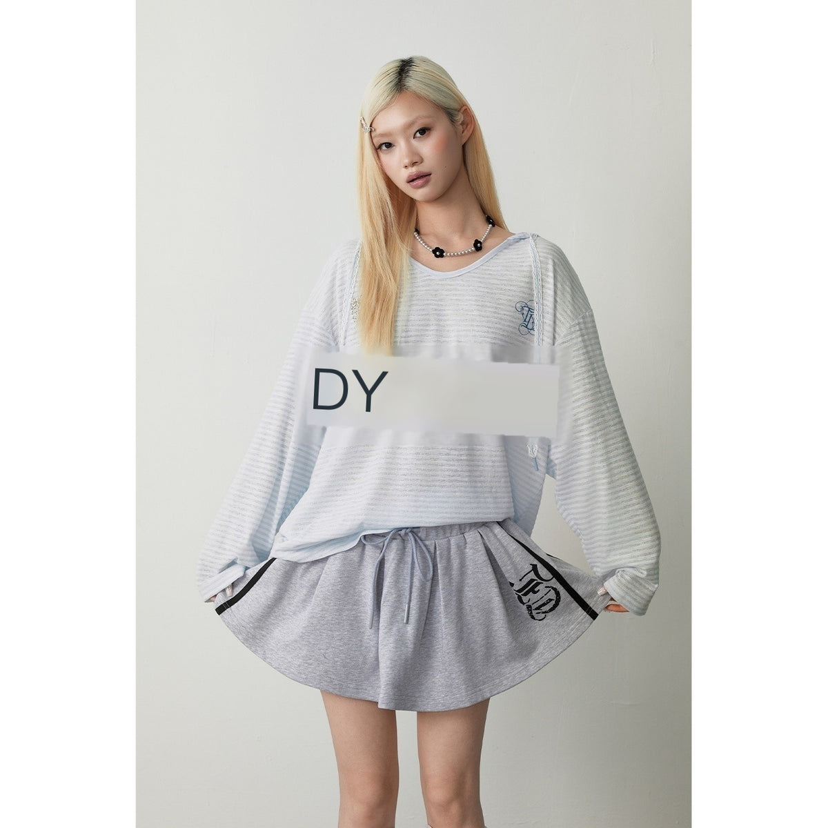 TOOOLAZY_Blue_Sheer_Logo_Loose_Women's_Mesh_Polyester_Long_Sleeve_T-shirts_1041531681652_MISSTT