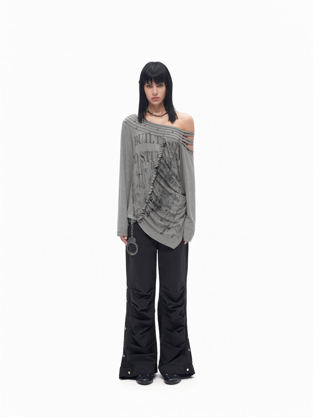 TOOOLAZY_Deconstructed_Asymmetrical_Rivet_Tie_Ruffle_Women's_Lyocell_Long_Sleeve_T-shirts_1070286750127_MISSTT