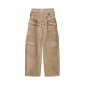 TOOOLAZY_Khaki_Vintage_Washed_Ripped_Women's_Cotton_Straight-leg_Pants_990470736191_MISSTT