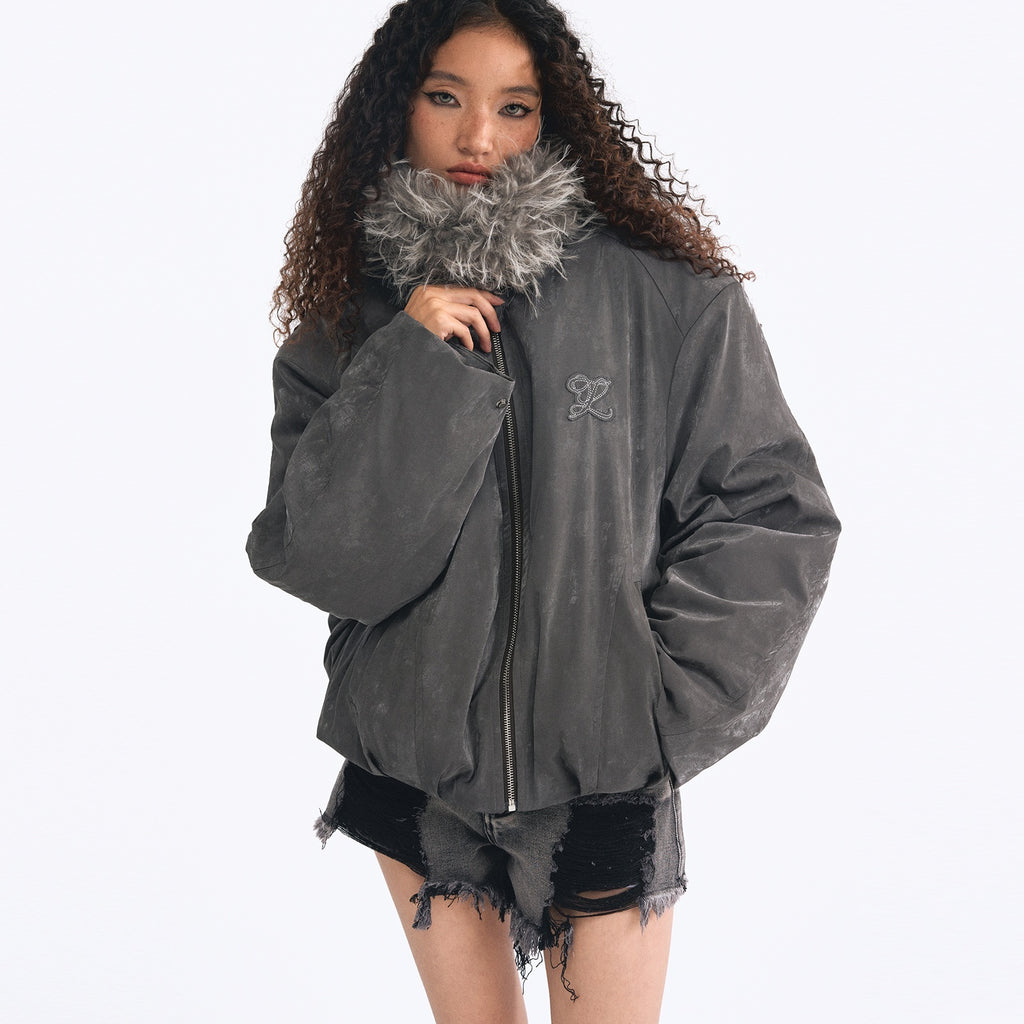 TOOOLAZY_Large_Fur_Collar_Retro_Distressed_Hooded_Women's_Puffer_Jackets_850824132107_MISSTT