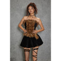 TOOOLAZY_Leopard_Print_Plush_Strapless_Women's_Wool_Tube_Mini_Dresses_985839886577_MISSTT