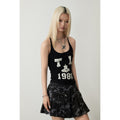 TOOOLAZY_Red_Black_Letter_Print_Slim_Fit_U_Neck_Women's_Cotton_Blend_Camisoles_1040483510494_MISSTT