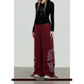 TOOOLAZY_Red_Hotfix_Rhinestone_Print_Wide_Leg_Women's_Cotton_Blend_Sweatpants_1021127110160_MISSTT