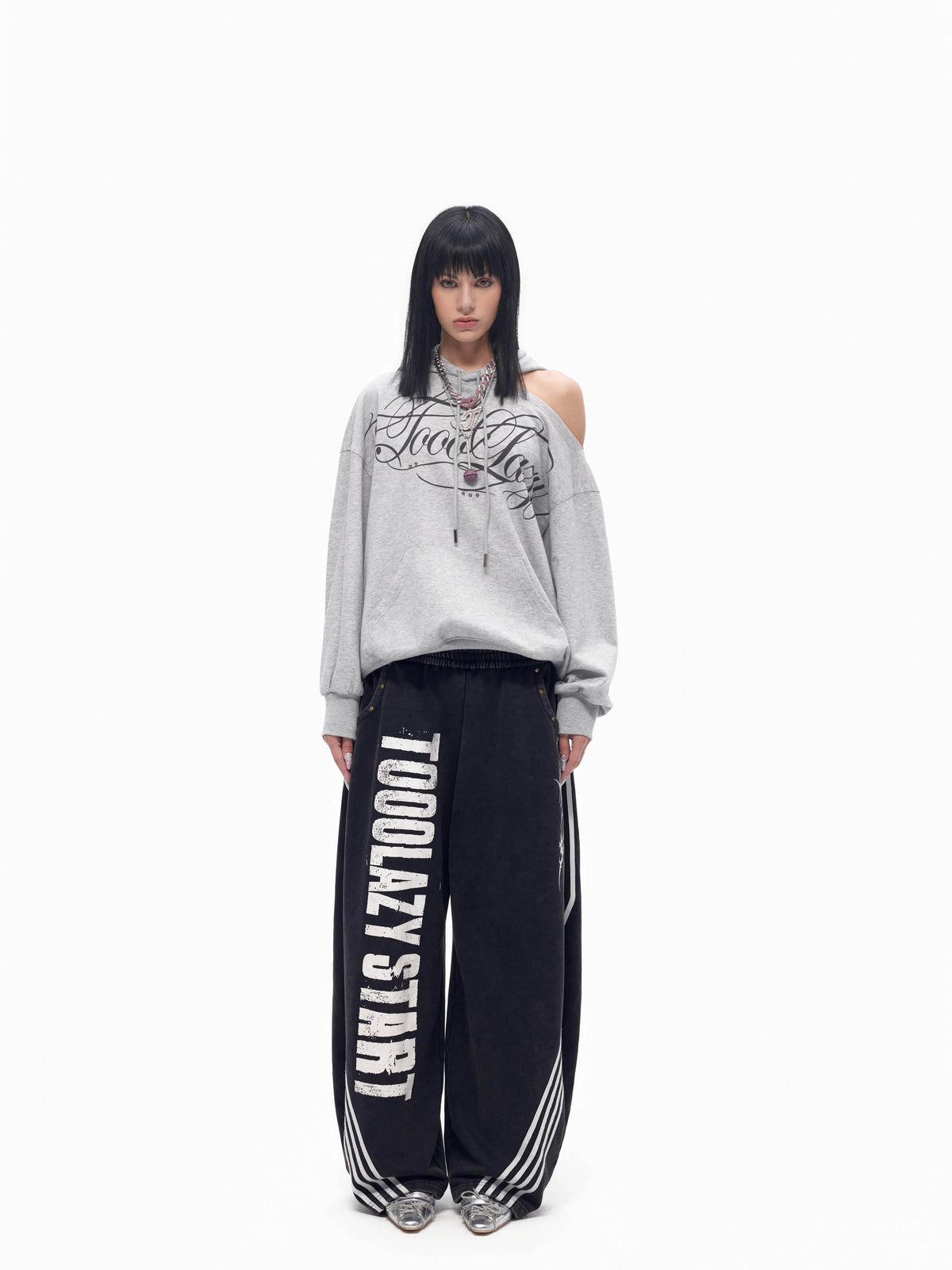TOOOLAZY_Retro_Printed_Asymmetric_Neck_Off_Shoulder_Loose_Women's_Cotton_Lined_Hoodies_1069409199555_MISSTT