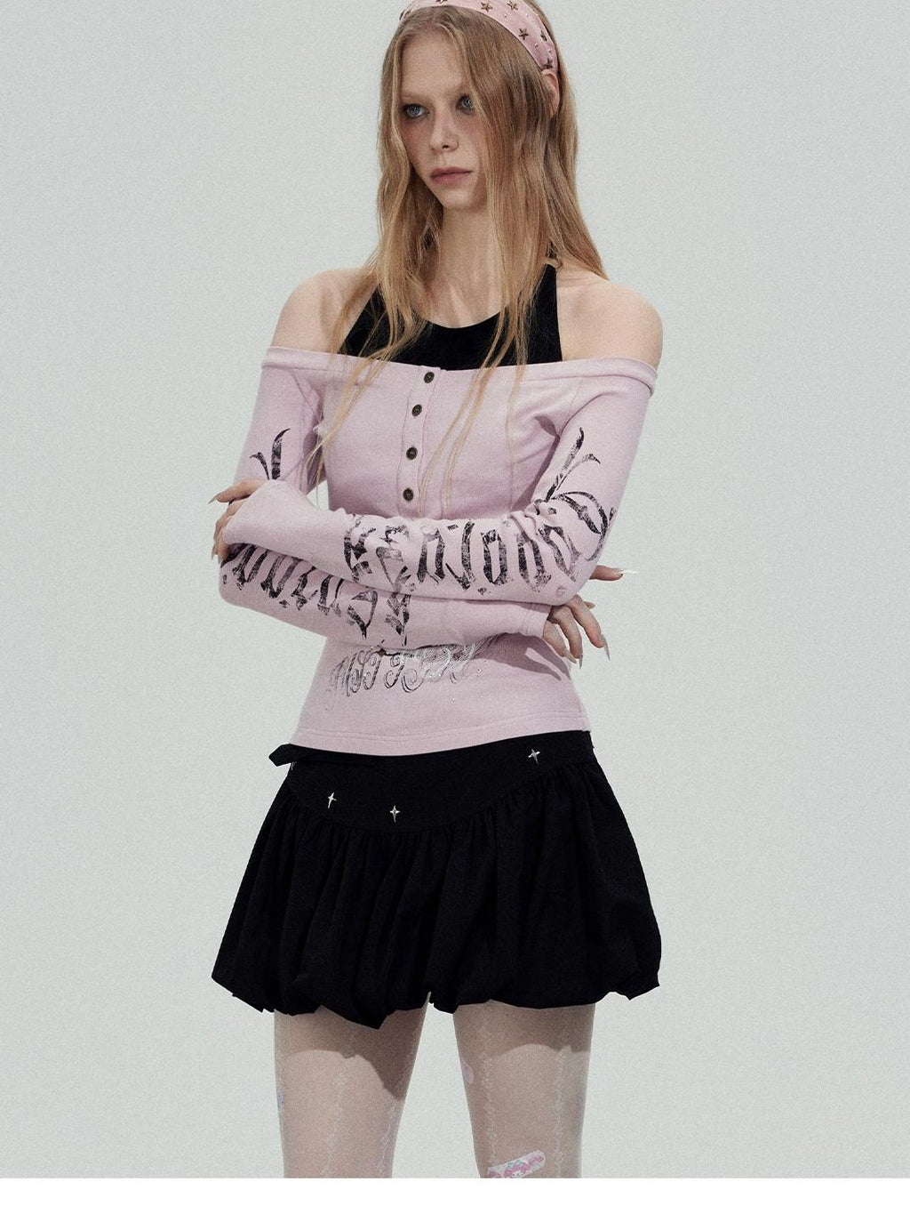 TOOOLAZY Solid Tulip Hem Petite Slimming Women's Nylon Blend Mini Skirts