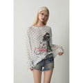 TOOOLAZY_Street_Retro_Polka_Dot_Puppy_Loose_Women's_Mesh_Long_Sleeve_T-shirts_1042078484376_MISSTT