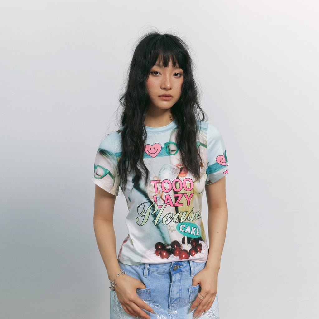 TOOOLAZY_Y2k_Letter_Print_Crew_Neck_Women's_Polyester_Short_Sleeve_T-shirts_1056808322859_MISSTT