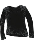 The_space_between_Us_Dark_Totem_Slim_Fit_Asymmetric_Women's_Tencel_Cotton_Long_Sleeve_T-shirts_975659961996_MISSTT