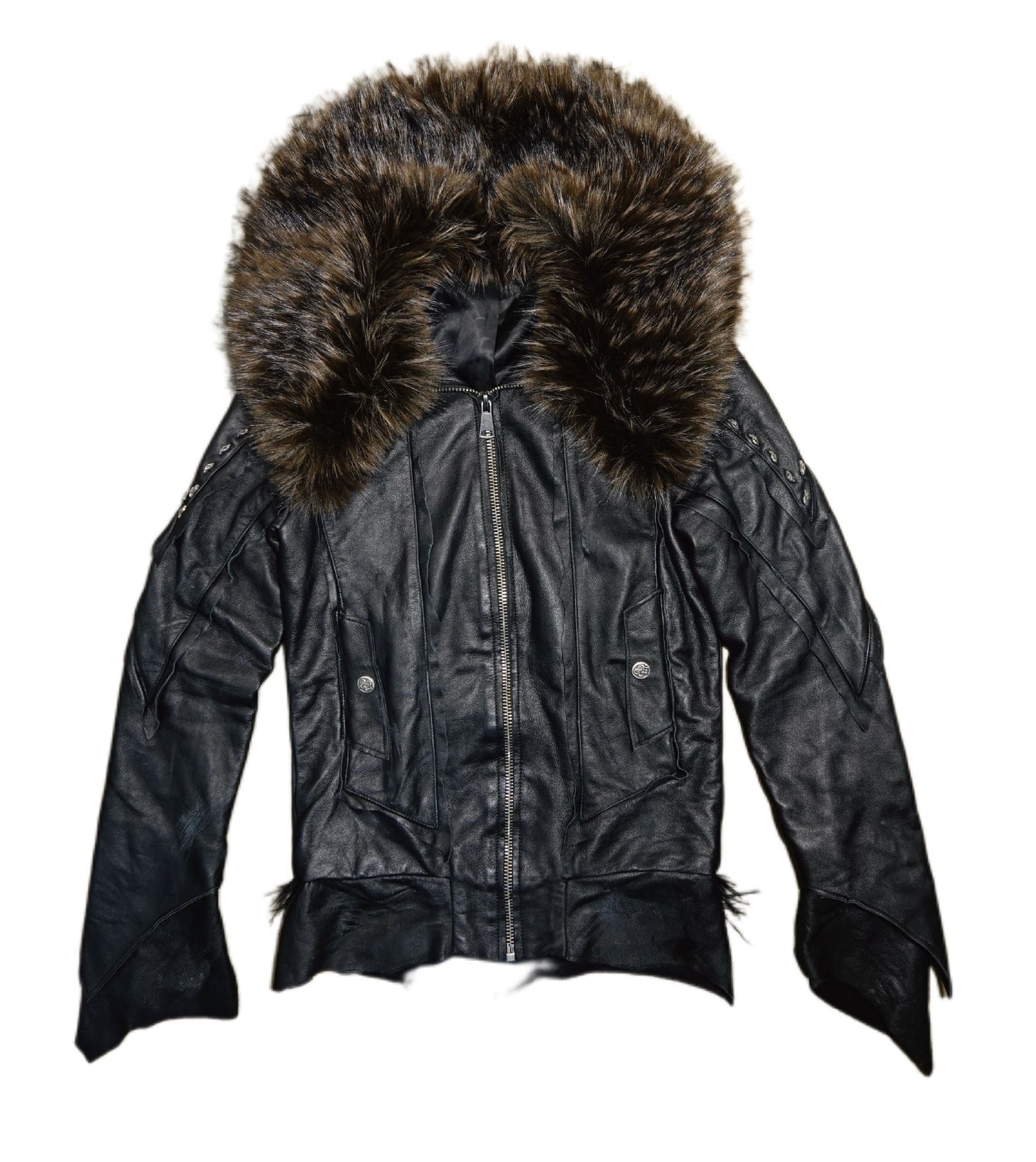 The_space_between_Us_Detachable_Fur_Collar_Heavily_Riveted_Asymmetrical_Cut_Women's_Leather_Jackets_1022666464798_MISSTT