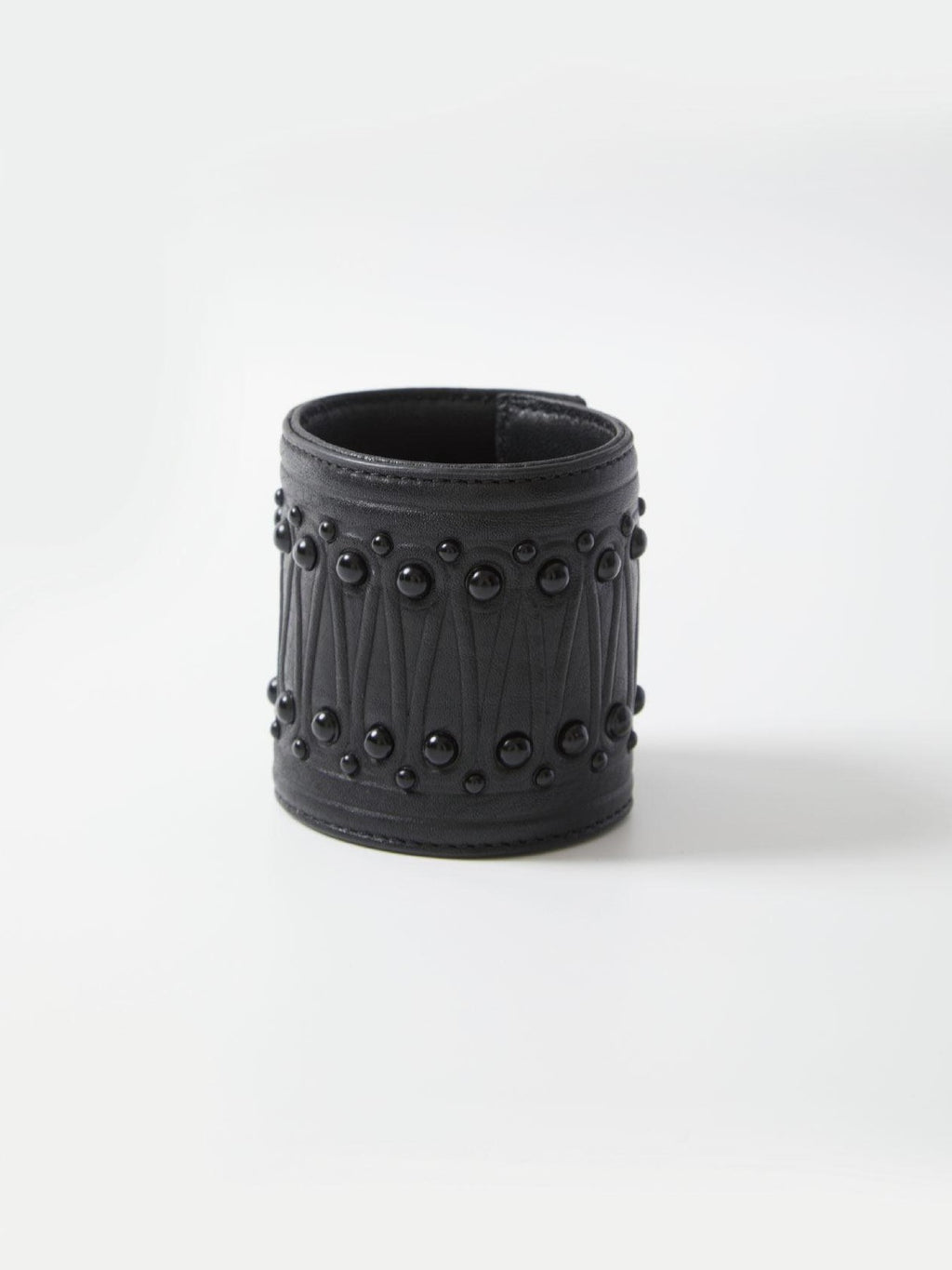 The space between Us Staircase Visual Studded Gothic Rock Palace Women's Black Bracelets